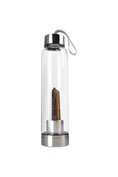 Palo Santo Tiger Eye Crystal Water Bottle 550ml