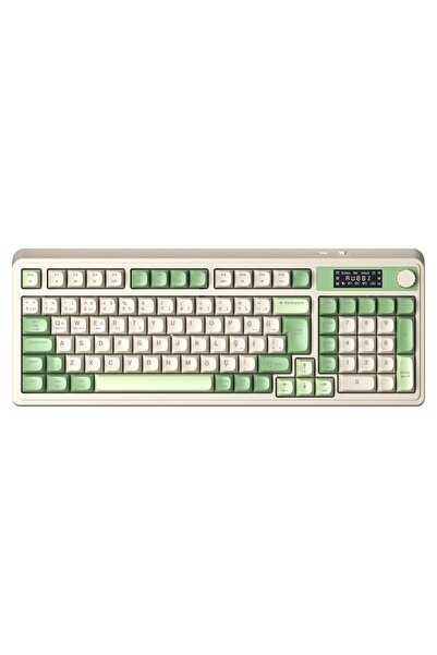 Aula S99 Pro Retro RGB Gaming Bluetooth 2.4GHz Type-C 3 Mod Kablosuz Makrolu ...
