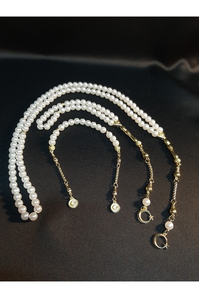MRYart White Plastic Pearl 99-Piece 33-Piece and Zaza Prayer Beads Set