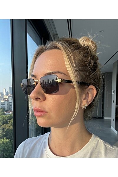 BLACK 8612 C3 Faset Women's Sunglasses