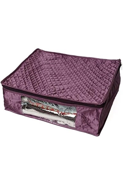 ETHNIC BAZAAR FZE غطاء ساري من الساتان مع نافذة أمامية شفافة، مبطن، 44×35×15 ...