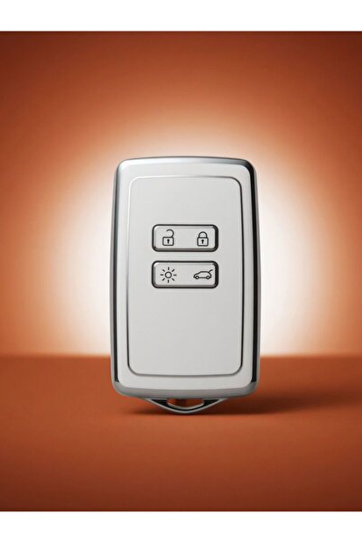 keymatik Megane 4 Talisman Kadjar White Auto Key Remote Case Premium