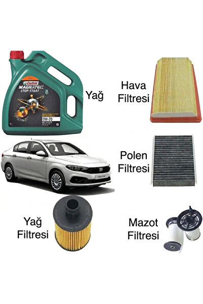 Filtron FİAT EGEA 1.3 MULTİJET EURO 6 MOTOR ADBLUE YAĞ BAKIM SETİ