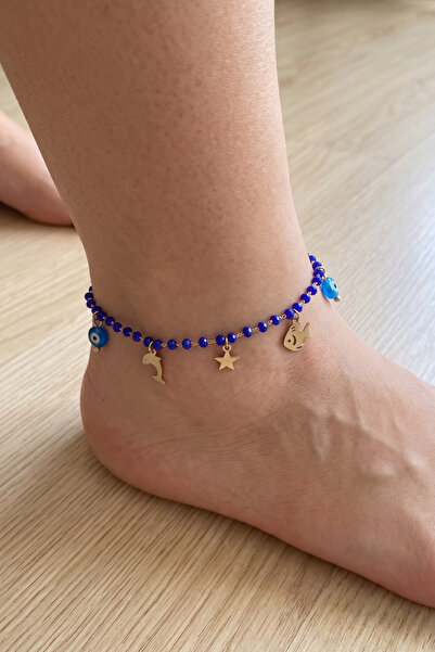 PETEK AKSESUAR Crystal Nazar Elegant Anklet