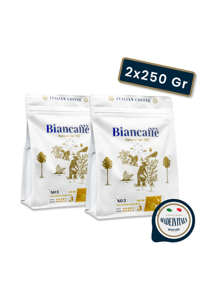 Bianco No 3 İtalyan Öğütülmüş Filtre Kahve 2x250 Gr