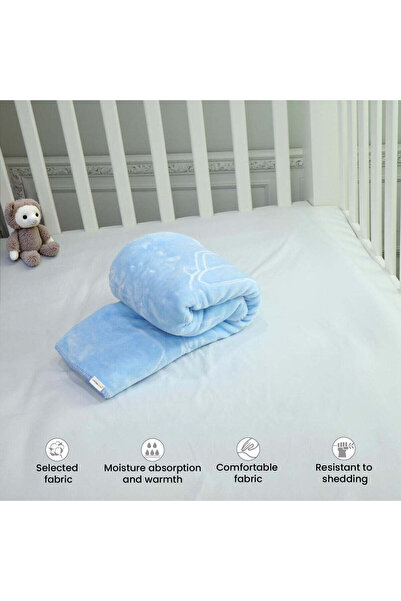 COTTON HOME بطانية أطفال فائقة النعومة منقوشة - خفيفة الوزن، مريحة وناعمة 140...