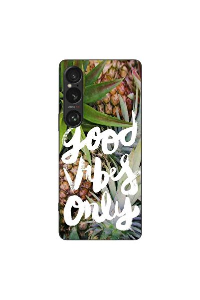 OEM Husa compatibila cu Sony Xperia 1 VI Silicon Gel Tpu Model Good Vibes Only