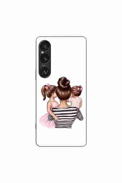 OEM Θήκη συμβατή με Sony Xperia 1 VI Σιλικόνης Gel TPU Μοντέλο Μαμά και Κορίτσια