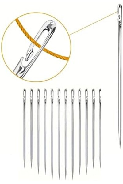 Yıldızan Ttkteknology 12 Pieces Easy Threading Needle Set Practical and Usefu...