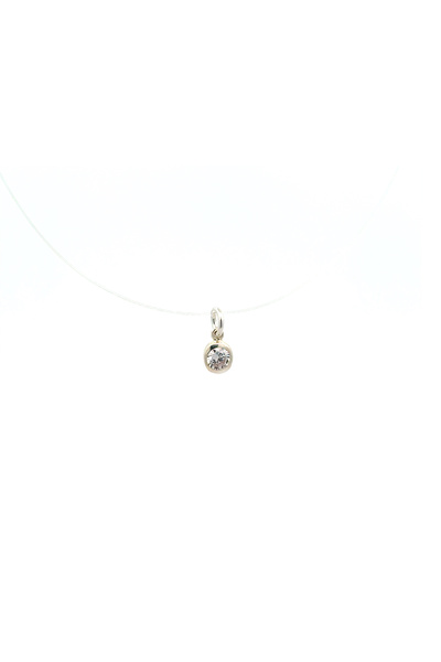 Ermara Jewelry Silver 925 Necklace with Zirconia – Elegance and Discreet Sparkle