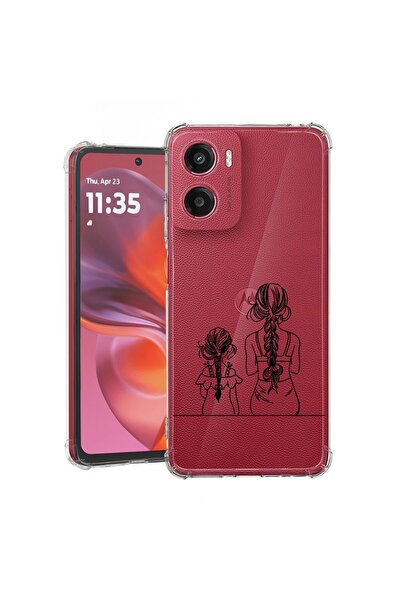 bestcase ¬Æ Husa pentru Motorola Moto G06 cu Design Mom And Daughter, Anti Sh...