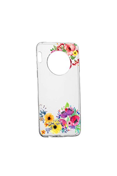 bestcase Θήκη σιλικόνης, Συμβατή με Huawei Nova Y90, Λουλούδια, Ανθεκτική στη...