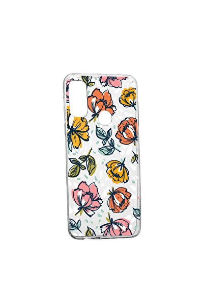 bestcase Husa Silicon Compatibila cu Motorola Moto E40, Flowers - Pastel Colo...