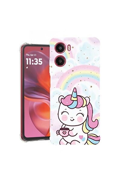 bestcase ¬Æ Husa pentru Motorola Moto G06 cu Design Little Unicorn, Anti Shoc...
