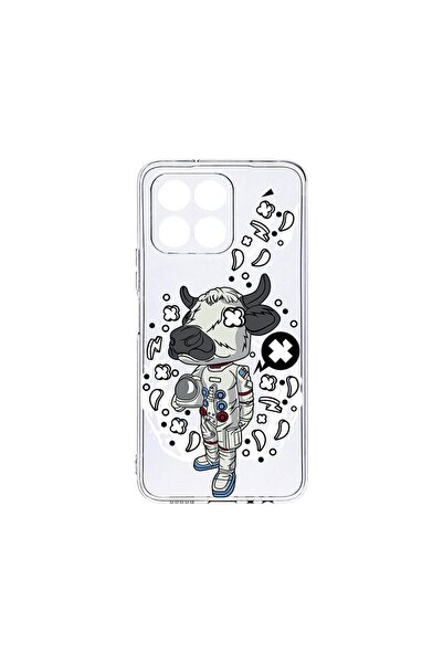bestcase Husa BestCase¬Æ Clear Silicon, Compatibila Cu Honor 70 Lite, Cow Ast...