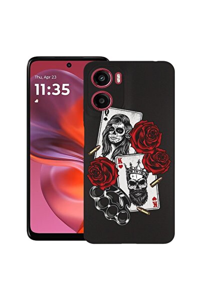 bestcase ¬Æ Husa pentru Motorola Moto G05, Night Life, Slim Silicon 0.8MM, An...