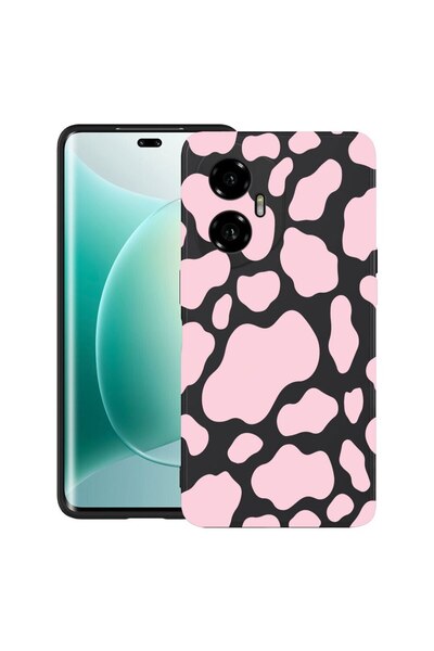 bestcase Θήκη για Honor 300 με σχέδιο ροζ αγελάδας, TPU Ματ Εξαιρετικά Λεπτή,...