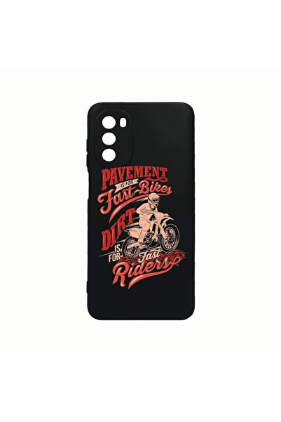 bestcase Husa Silicon, Compatibila cu Motorola Moto G82 / Moto G52, Fast Bike...