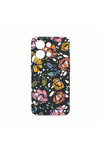 bestcase Husa Silicon, Compatibila cu Oppo Reno8 Pro, Flowers - Pastel Colors...