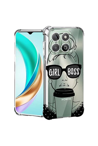 bestcase ¬Æ Husa compatibila Honor X8C, Anti Shock 1.5MM, Girl Boss, Protecti...