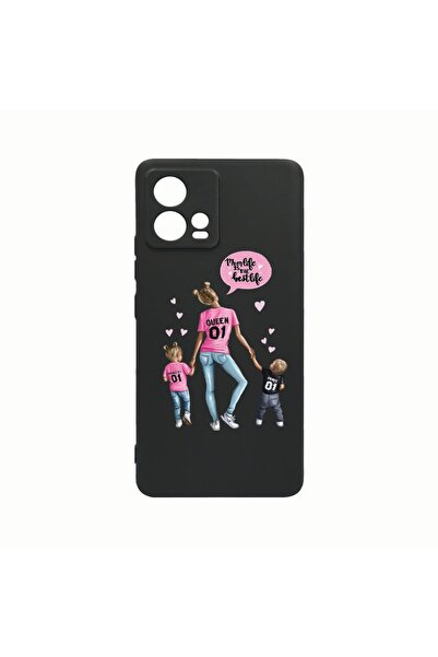 bestcase Husa Silicon, Compatibila Cu Motorola Edge 30 Fusion, Mom Life Boy A...