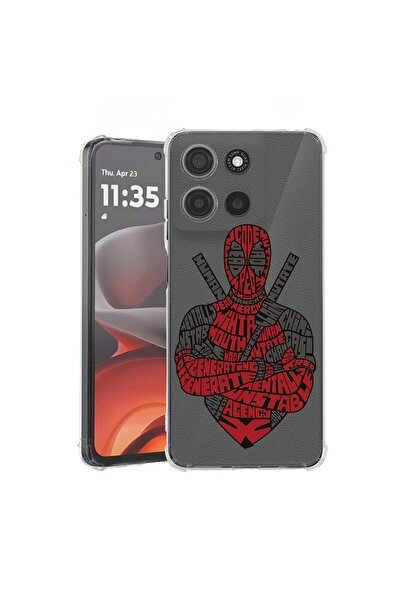 bestcase ¬Æ Husa pentru Motorola Moto G15, Anti Shock 1.5MM, Calligraphy Dead...