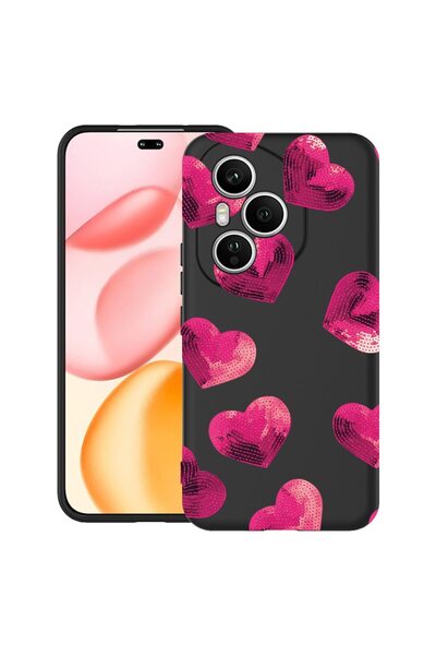 bestcase Υπέρλεπτη Θήκη Σιλικόνης για OPPO Reno13 5G με Σχέδιο Καρδιάς, 20436...