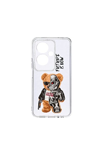 bestcase Διαφανής Θήκη Σιλικόνης 2MM, Συμβατή με OPPO A79 5G, Μισό Ρομπότ Μισ...