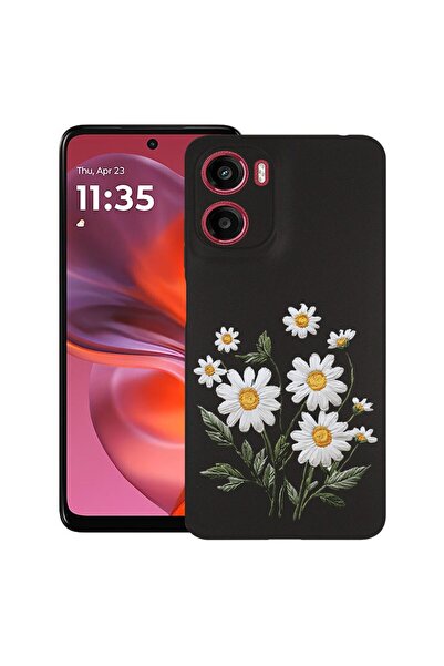 bestcase ¬Æ Husa TPU Ultra Slim Compatibila cu Motorola Moto G06, Floral - Mi...