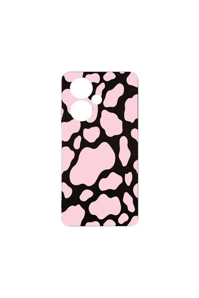 bestcase Θήκη Σιλικόνης Premium, Συμβατή με OPPO A79 5G, Ροζ Αγελάδα, Λεπτή 1...