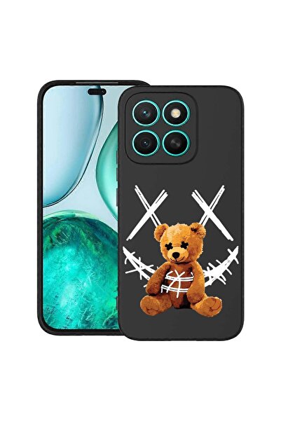bestcase Ултра тънък TPU калъф, съвместим с Honor X6c, с дизайн на усмихнато ...