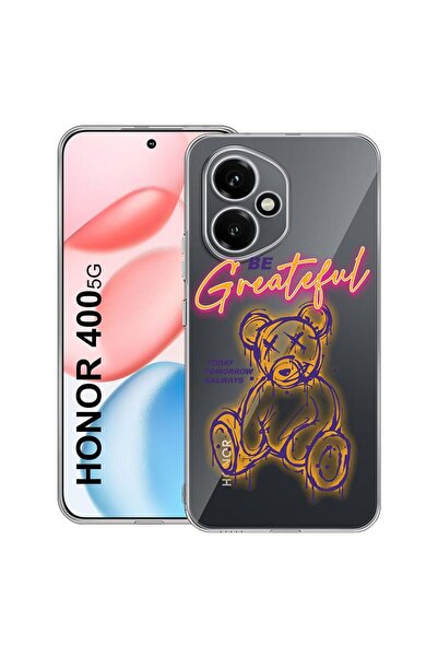 bestcase ¬Æ Husa Clear Silicon pentru Honor 400, Teddy Bear - Be Grateful, 20...