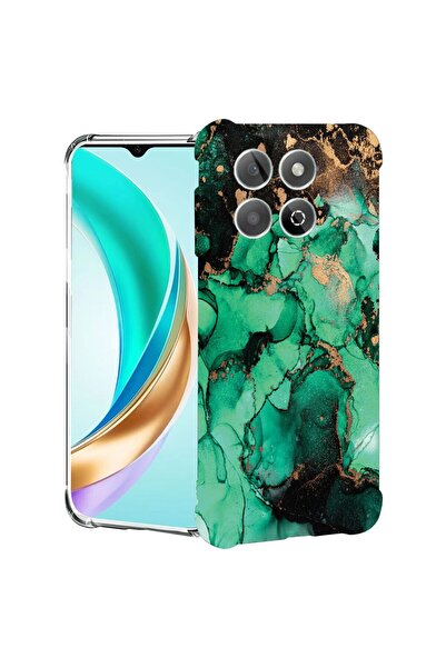 bestcase Husă pentru Honor X7c / 200 Smart cu design Dark Marble, Antișoc, cu...