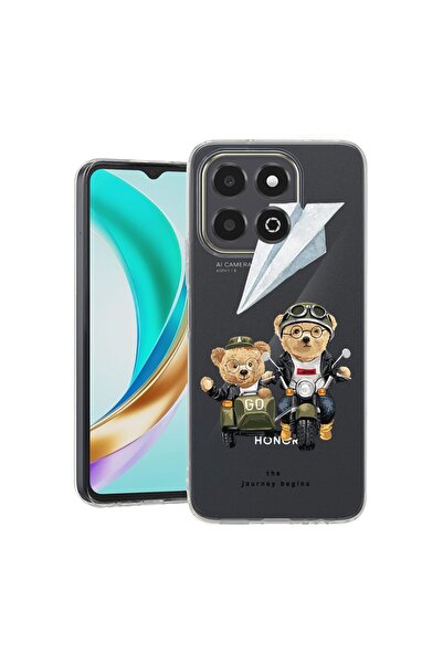 bestcase Husă pentru Honor X6b, BestCase® Silicon transparent 2MM, Teddy On T...