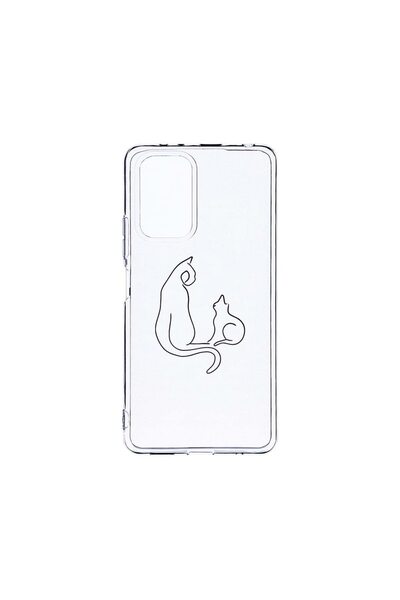 bestcase ¬Æ Husa Clear Silicon 2MM, Compatibila Cu Motorola Moto G85, Abstrac...