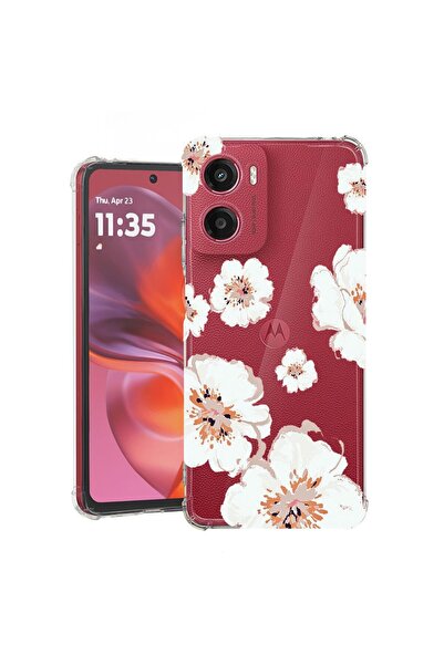 bestcase Θήκη για Motorola Moto G06 με σχέδιο σε παστέλ χρώματα - Λουλούδια, ...