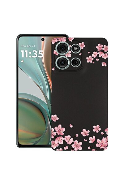 bestcase ¬Æ Husa pentru Motorola Moto G75, Pastel colors - flowers, Slim Sili...