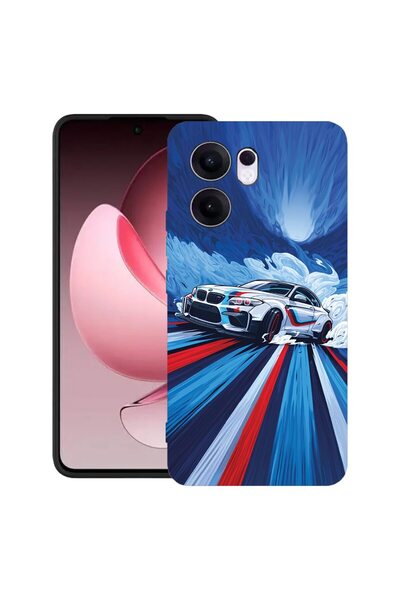 bestcase Husă pentru OPPO Reno13 F 5G, Silicon subțire premium de 1.2MM, BMW ...