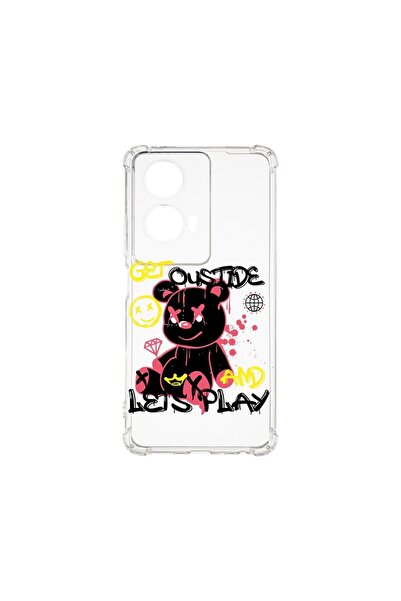 bestcase Калъф за Motorola Moto G35, BestCase® Anti Shock 1.5MM, Мечече се иг...