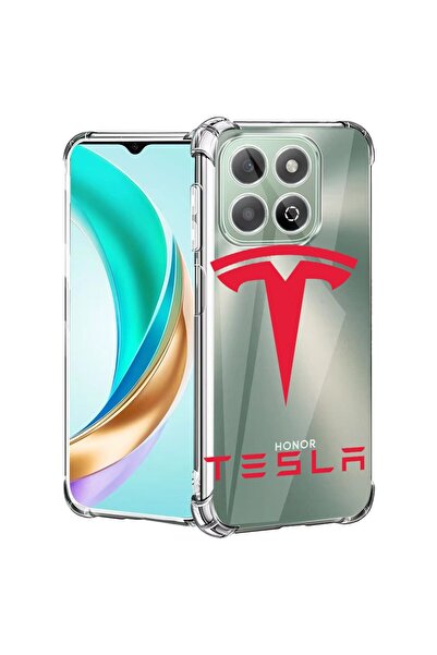 bestcase ¬Æ Husa pentru Honor 400 Smart / X7d cu Design Tesla Red, Anti Shock...