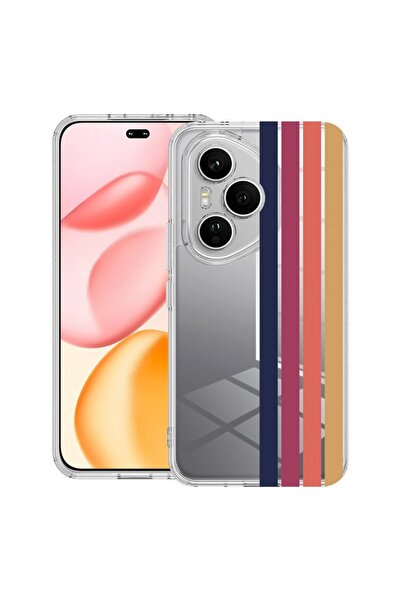 bestcase Διαφανής Θήκη Σιλικόνης για Honor 400 Pro, Ρετρό Γραμμές, 2036424 T ...