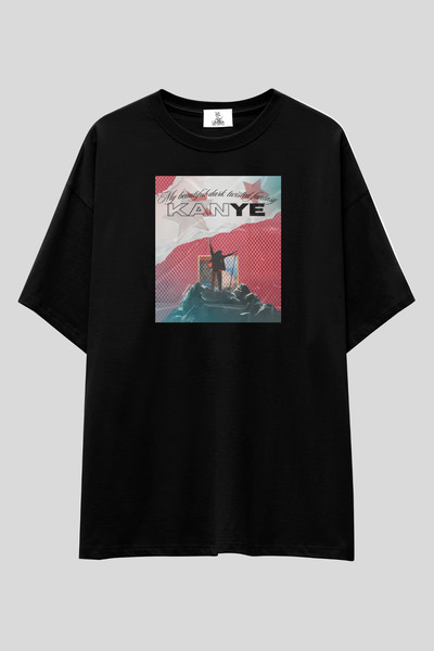 UmbraWear Kanye West T-Shirt |   Unisex 100% Cotton Black & White Printed Nic...