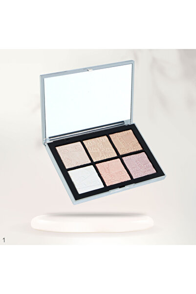 Moda Beauty Moda Beauty Multi Highlighter Palette Radiance & Pearl Shine 6 Co...