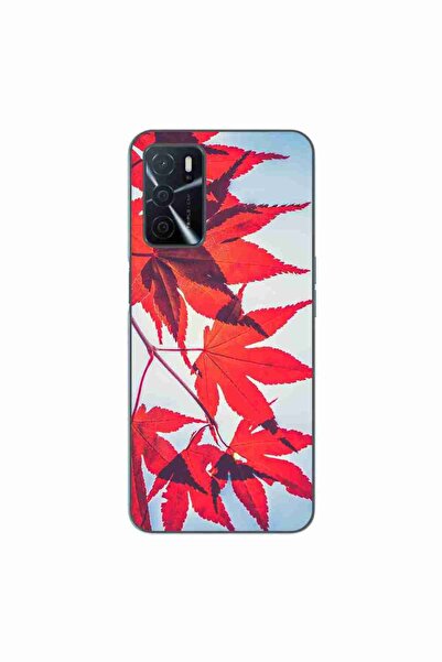 OEM Husa compatibila cu Oppo A16 Silicon Gel Tpu Model Frunze de toamna