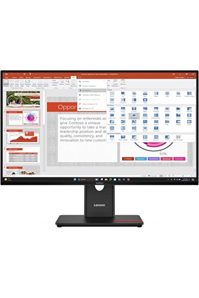 LENOVO ThinkVision T27-40 27" Full HD LED Monitor - 16:9/120 Hz/IPS/WLED/USB ...