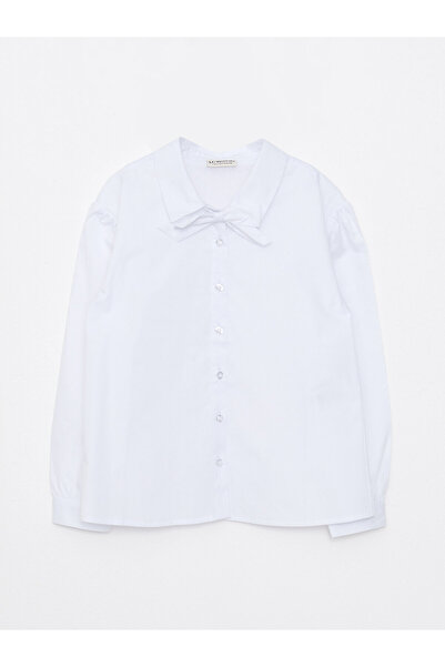 LC Waikiki Basic Long Sleeve Girl Poplin Shirt