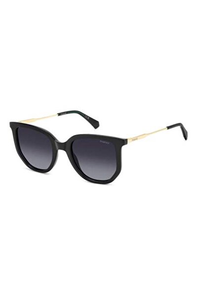 Polaroid نظارات شمسية نسائية PLD 4185/S/X باللون الأسود مقاس 51 ملم