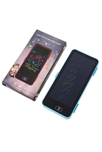 Ingift Несесер за моливи с LCD таблет за рисуване във формата на телефон
