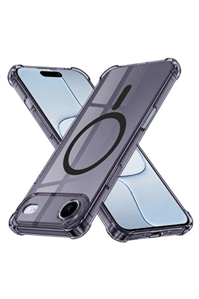 Techsuit Husa pentru iPhone 17 Air, Shockproof Clear Silicone MagSafe, protec...