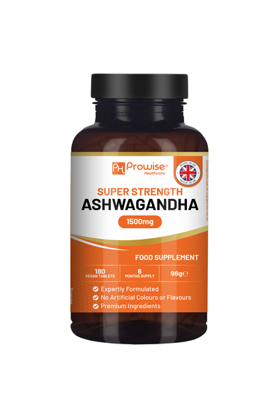PH PROWISE Healthcare Ashwagandha 1500mg 180 Tablete Vegane